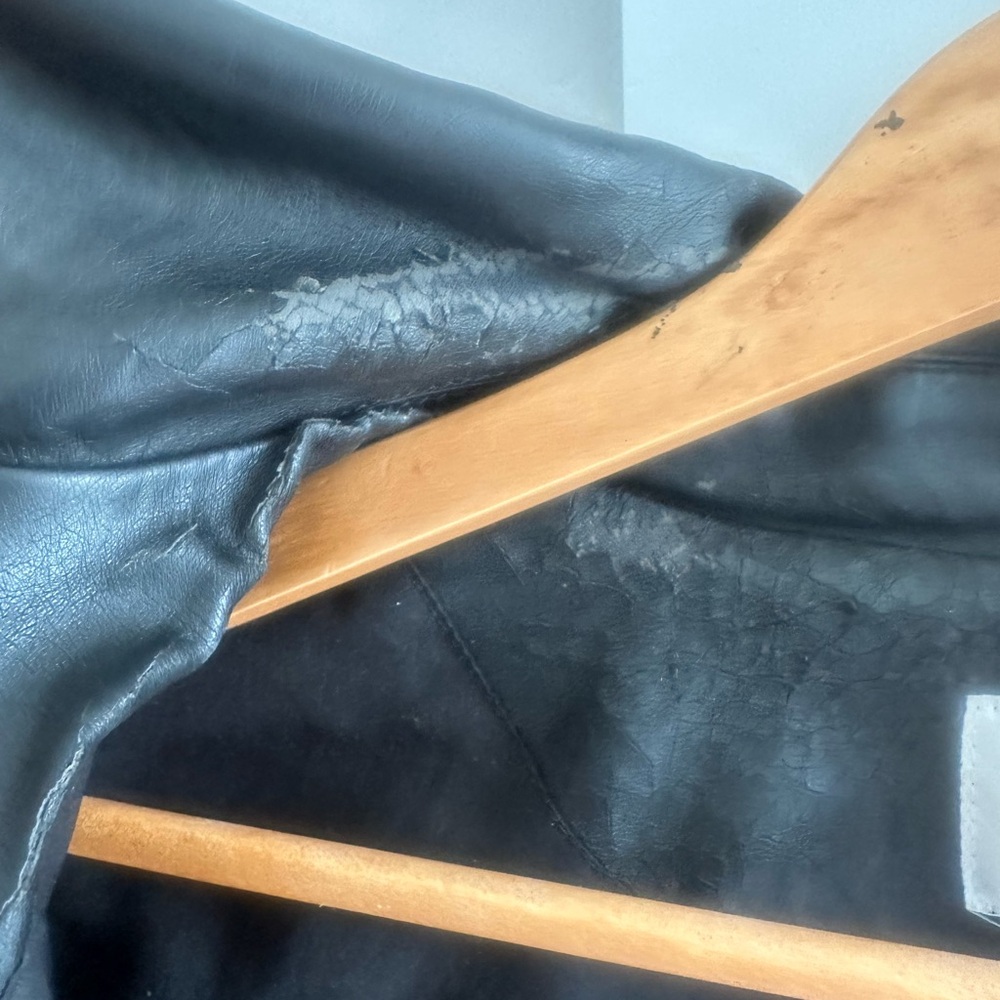Faux Leather Jacket Women - Picture 8 of 10